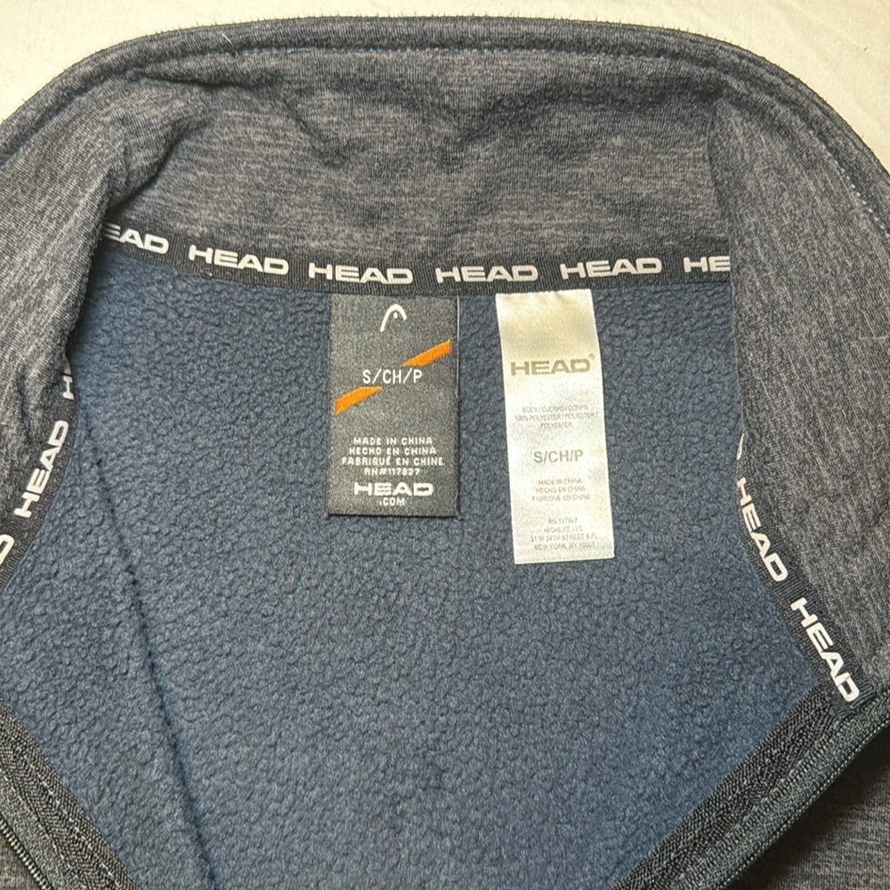 HEAD Men's Quarter Zip Performance Pullover Jacket Black Heather Size Small NWOT - Picture 8 of 10